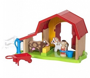 Игровой набор из серии Мой родной дом – Ферма, 13 элементов (Brio, 30398)